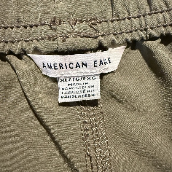 American Eagle Joggers Women's Size XL Olive Green Lightweight Elastic Waist - Picture 5 of 11